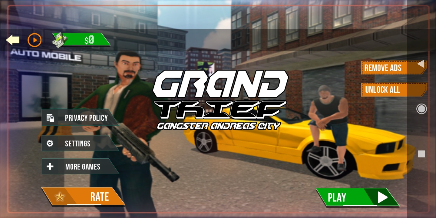 [Game Android] Grand Thief Gangster Andreas City