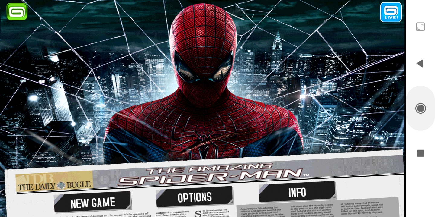 [Game Android] The Amazing Spider Man 3D HD