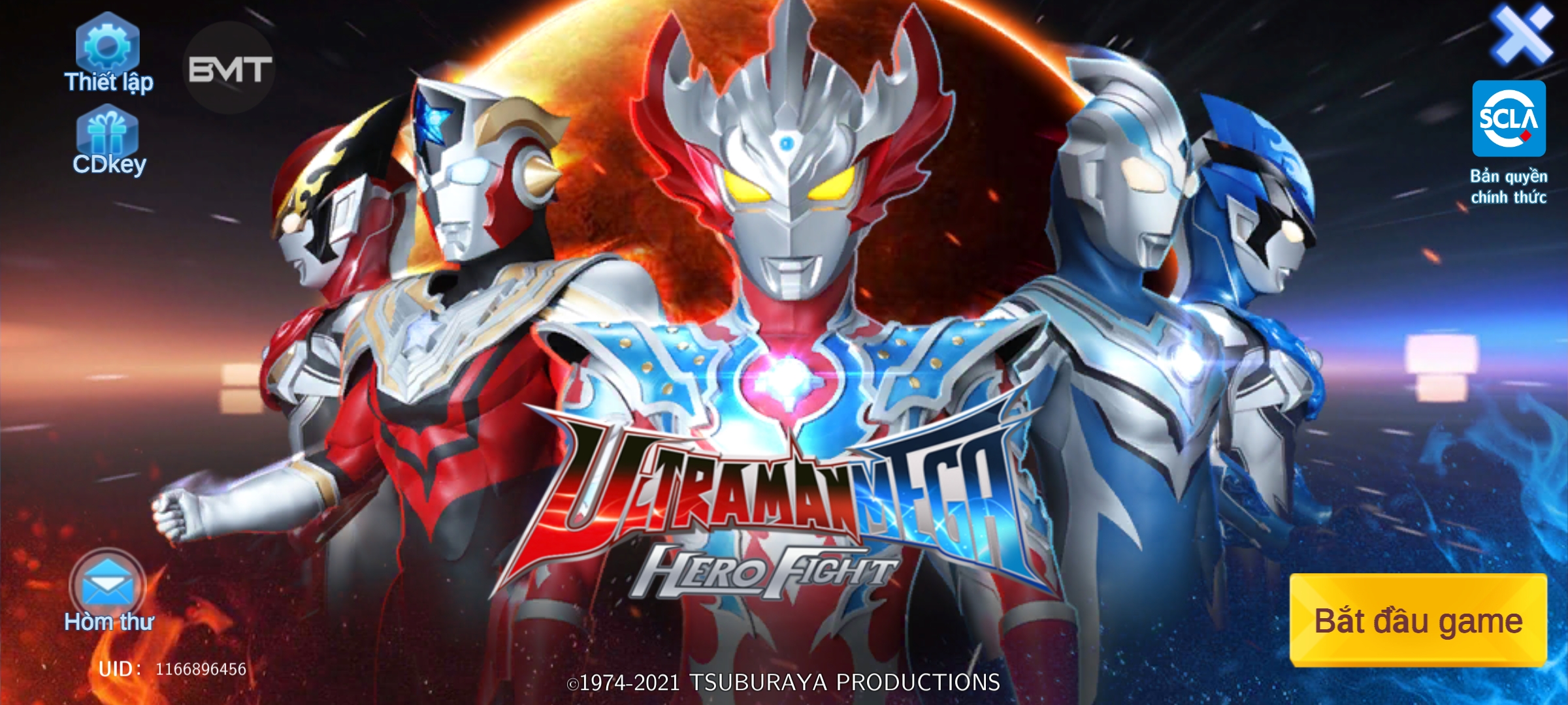 Game Ultraman: Fighting Heroes Cho Android
