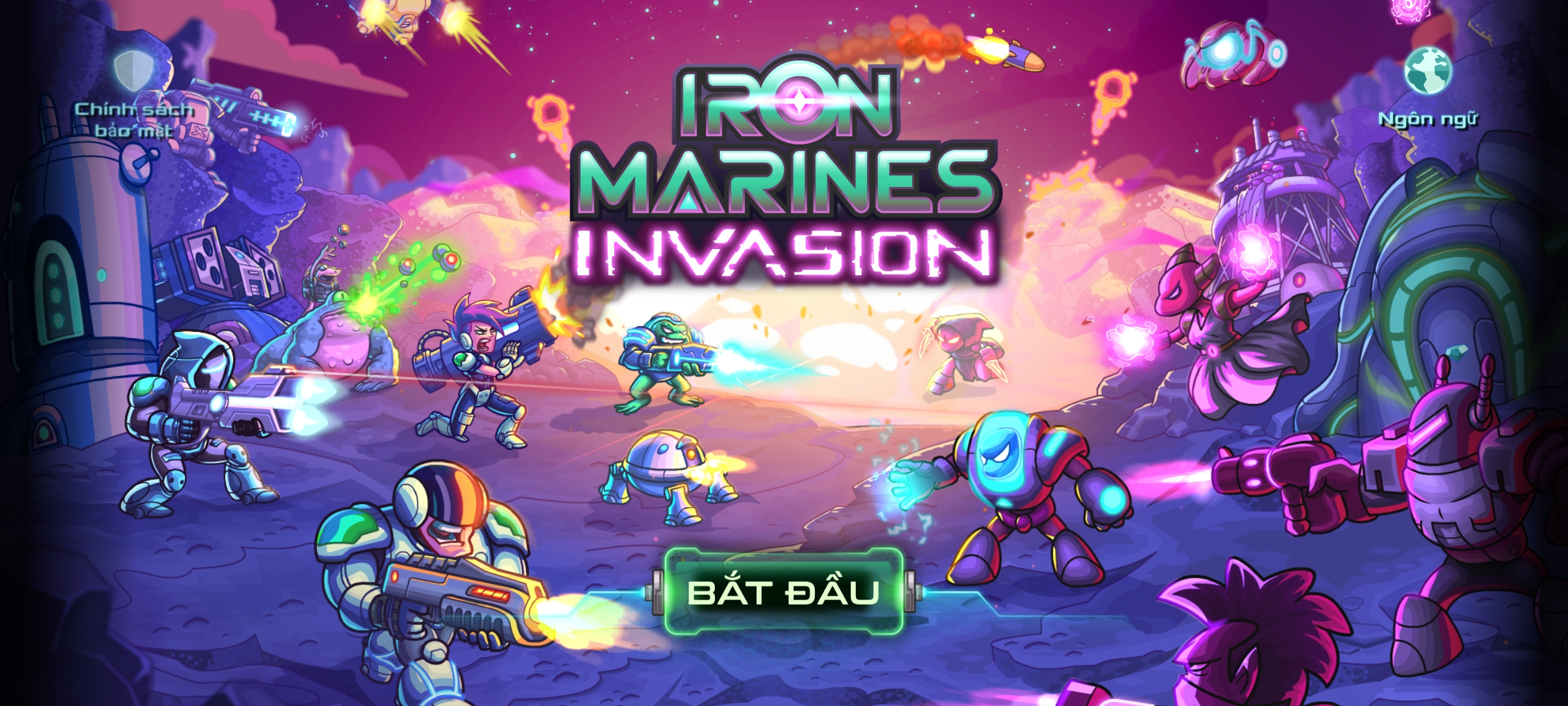 [Game Android] Iron Marines Invasion RTS Game Việt Hóa