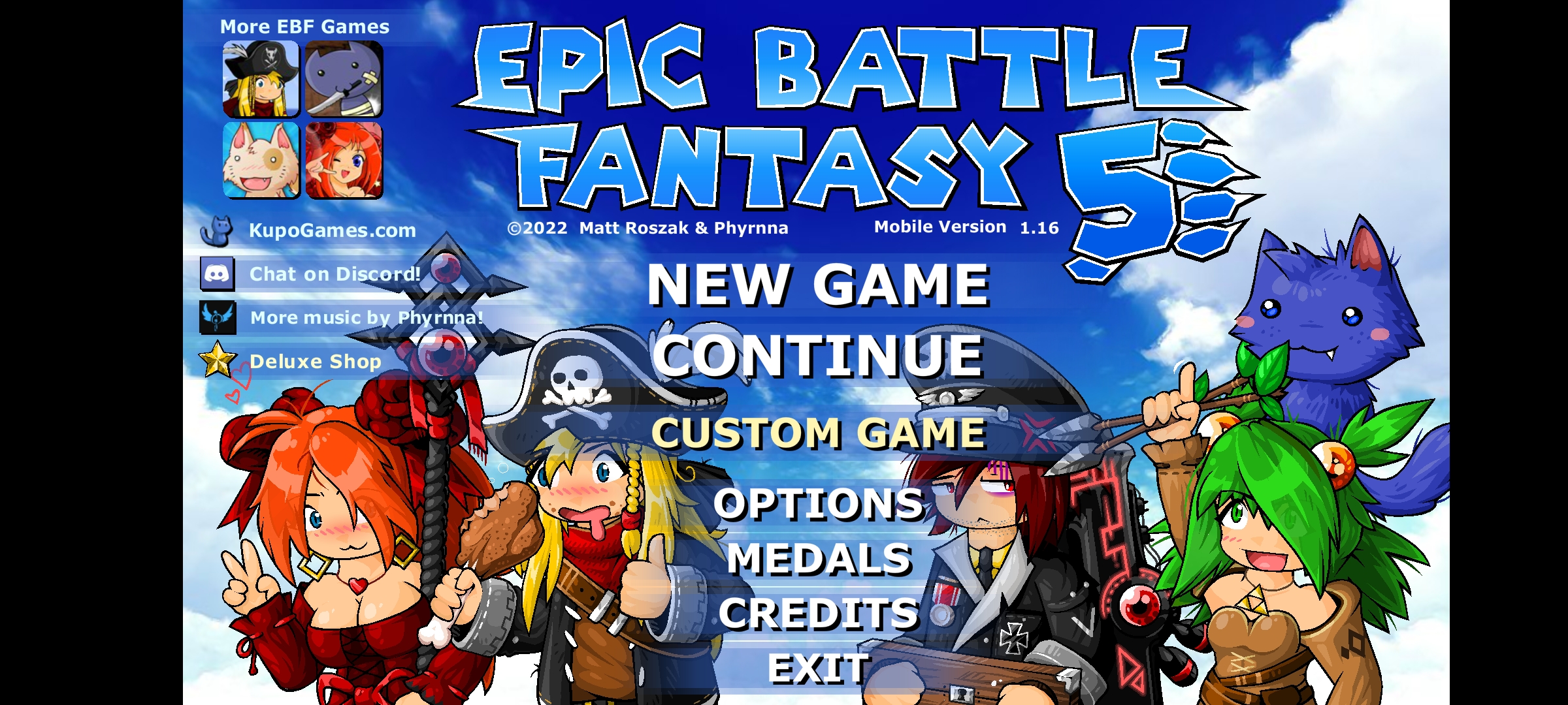 Game Epic Battle Fantasy 5 Cho Android