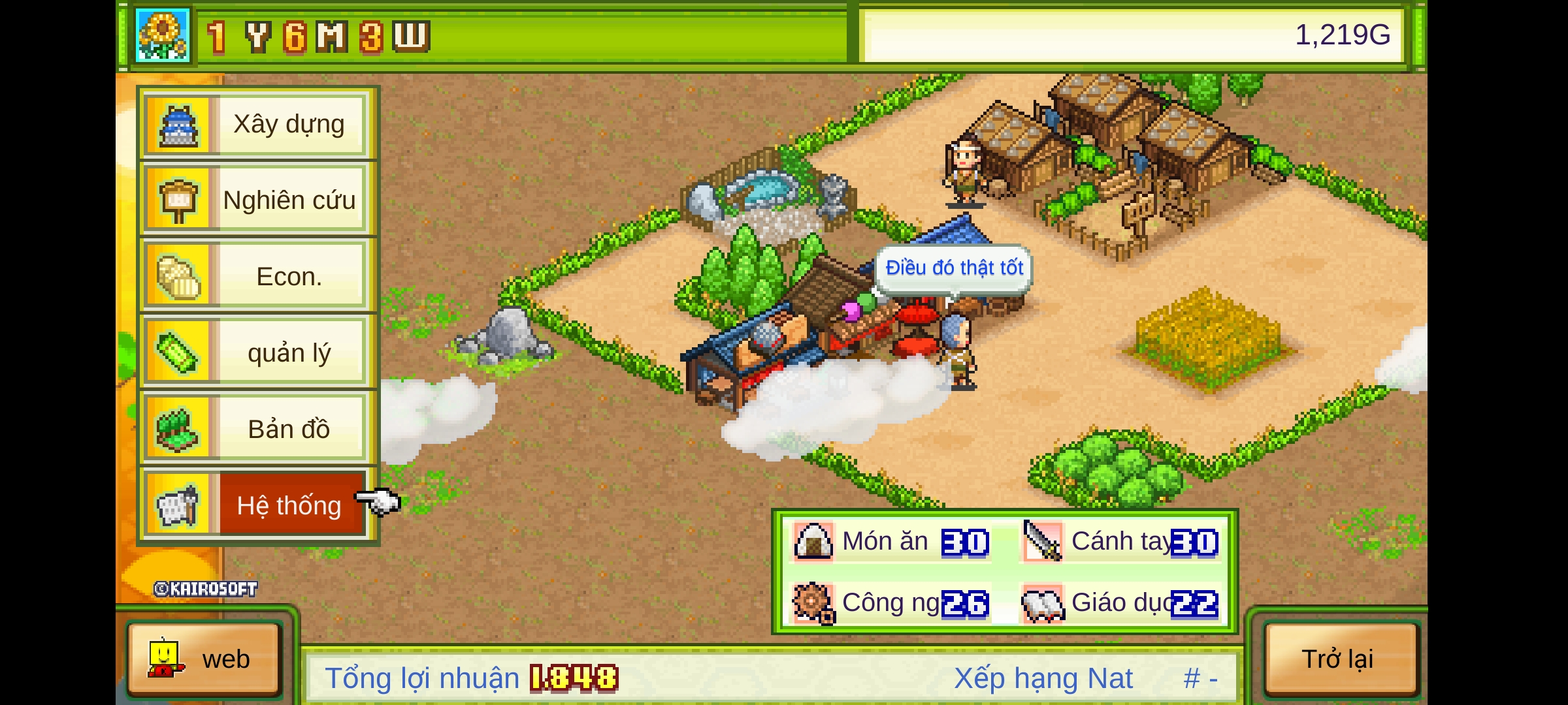 Game Oh!Edo Towns Việt Hóa Cho Android