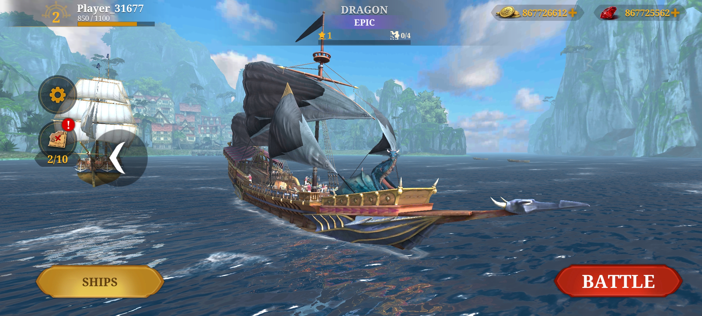 [Game Android] Dragon Sails: Battleship War