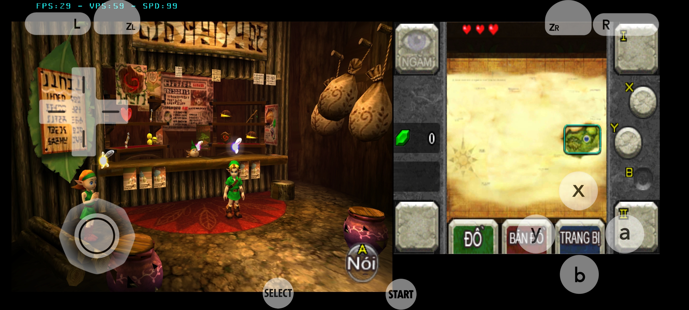 Game 3DS The Legend of Zelda: Ocarina of Time 3D Việt Hóa Cho Android
