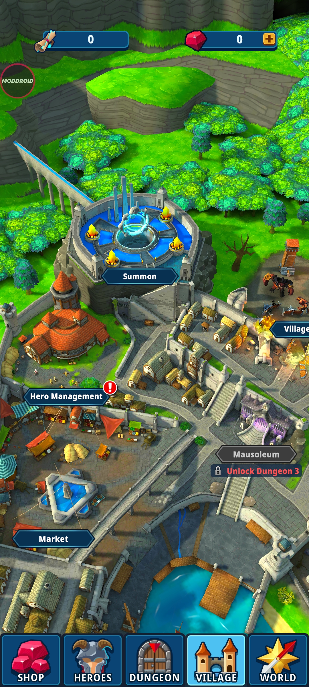 Game Idle Dungeon Manager: Arena Tycoon Game Cho Android