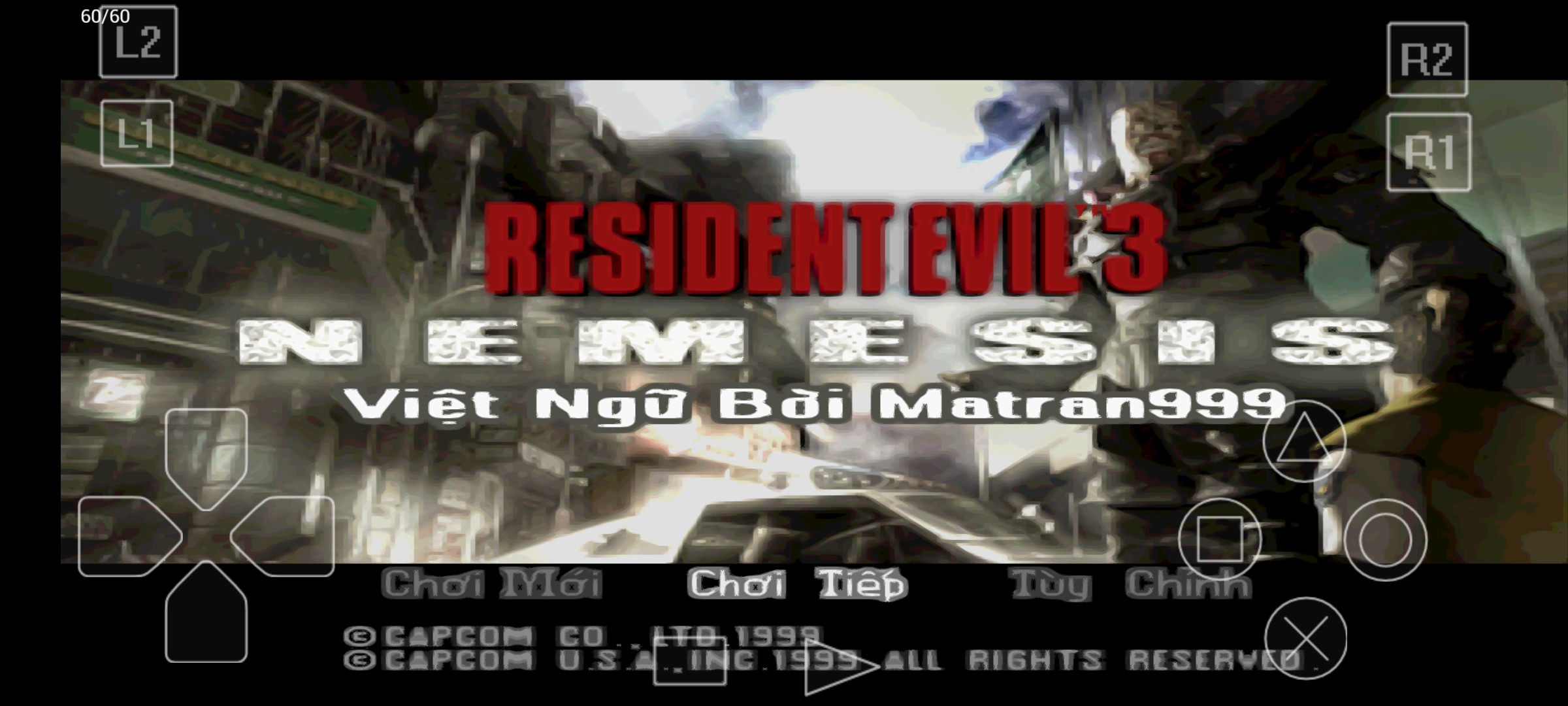[Game Ps1] Resident Evil 3 Nemesis Việt Hóa