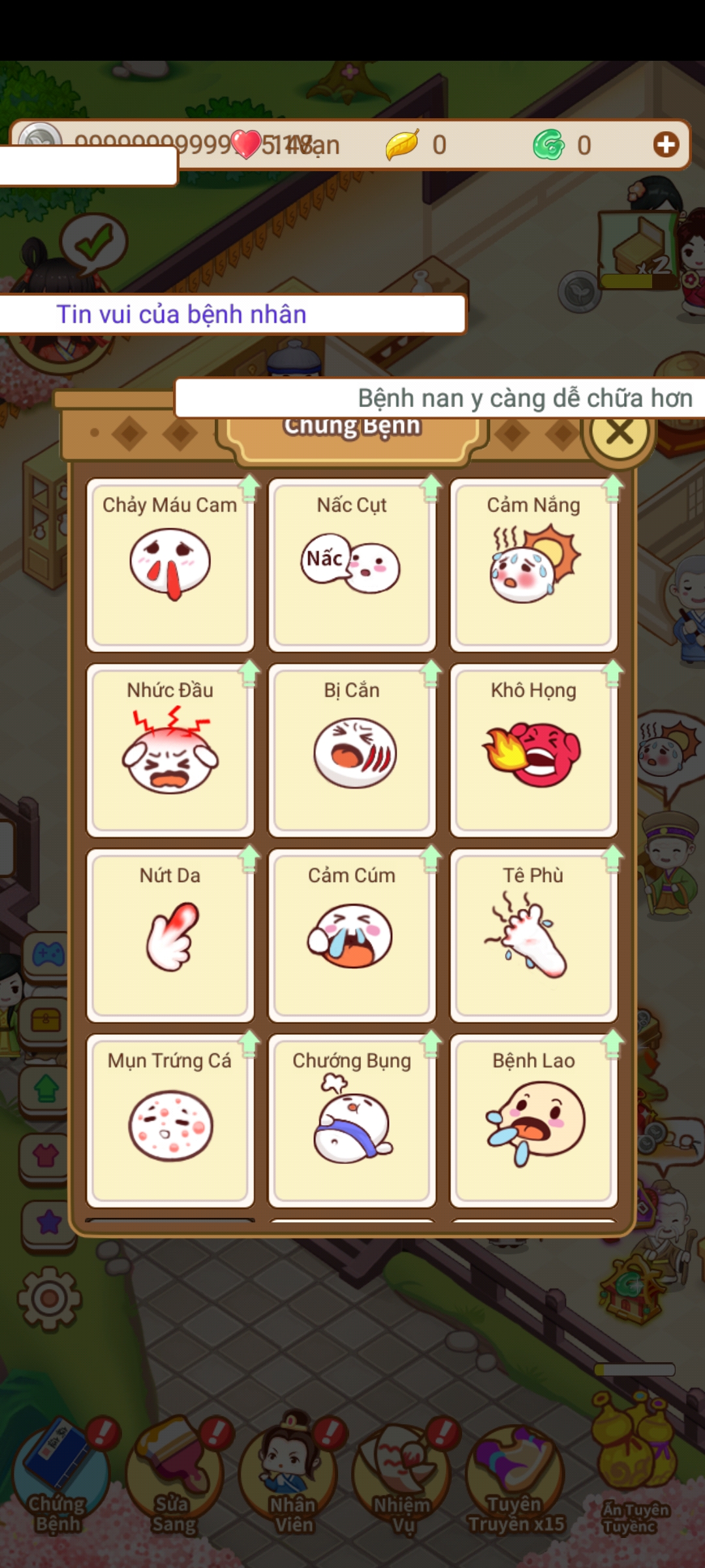 [Game Android] Kungfu Hospita‪l - Giang Hồ Y Quán Tiếng Việt