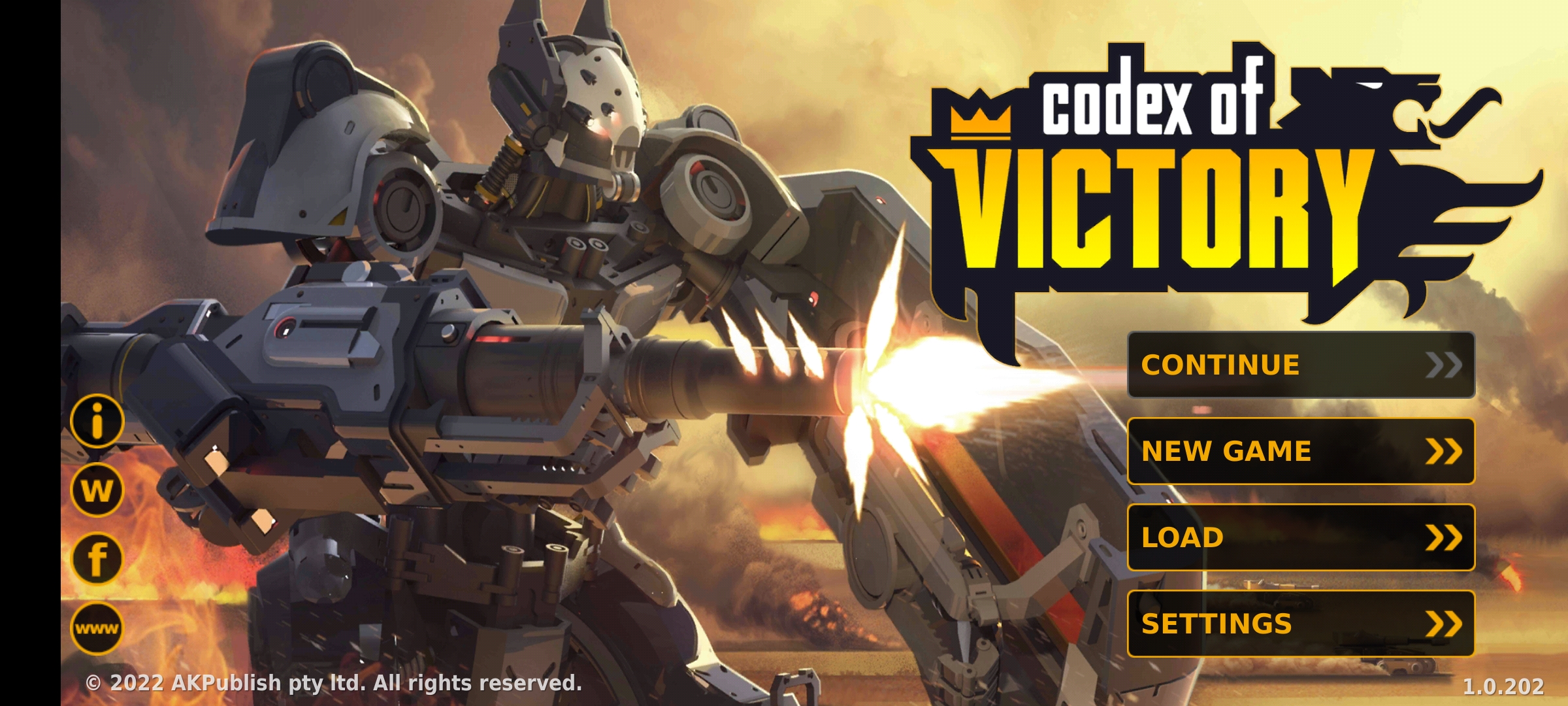 [Game Android] Codex of Victory