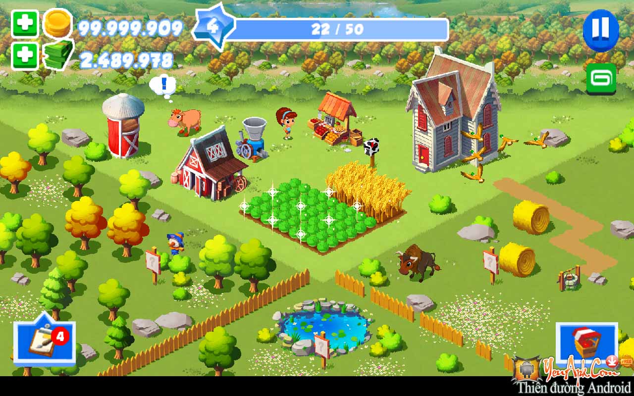 game java Green farm 3 hack