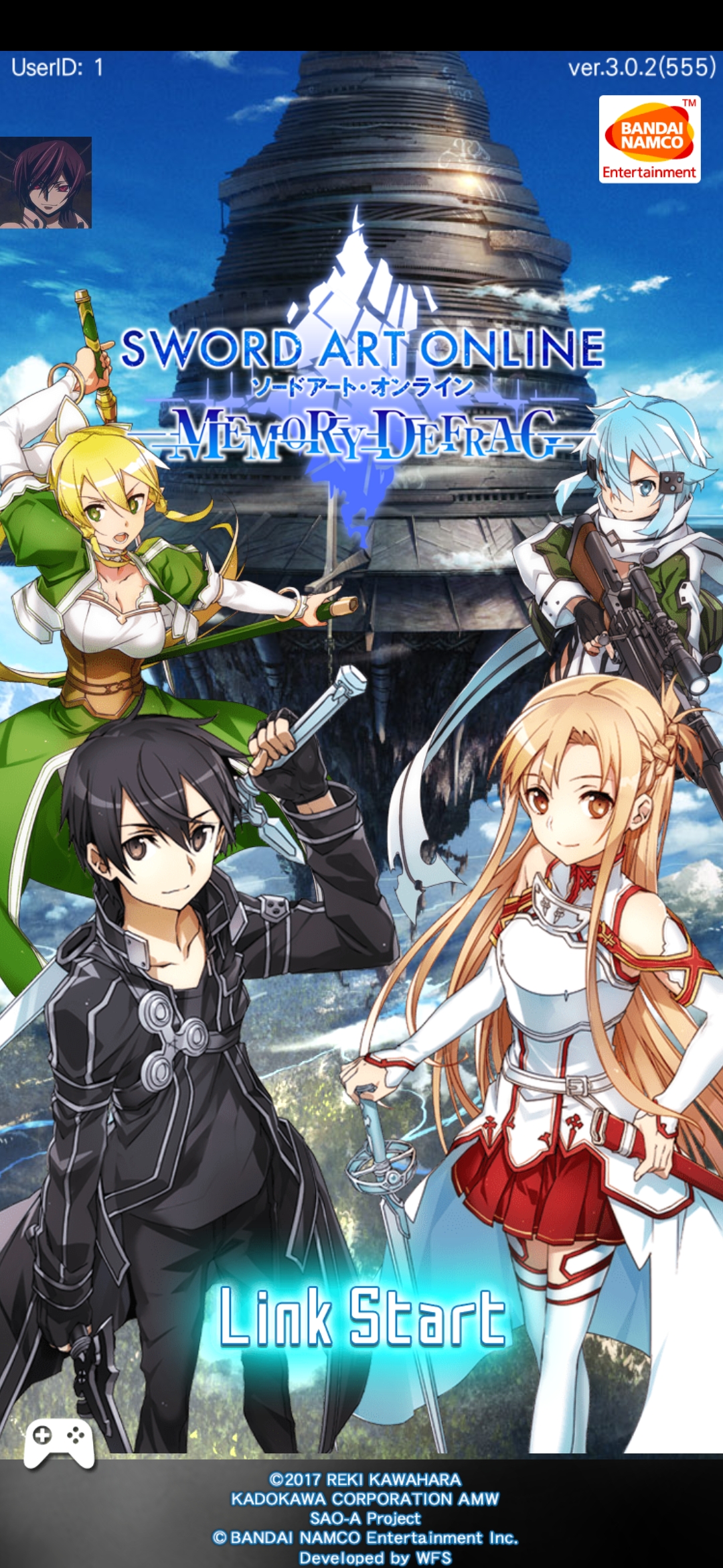 Game SWORD ART ONLINE: Memory Defrag Cho Android