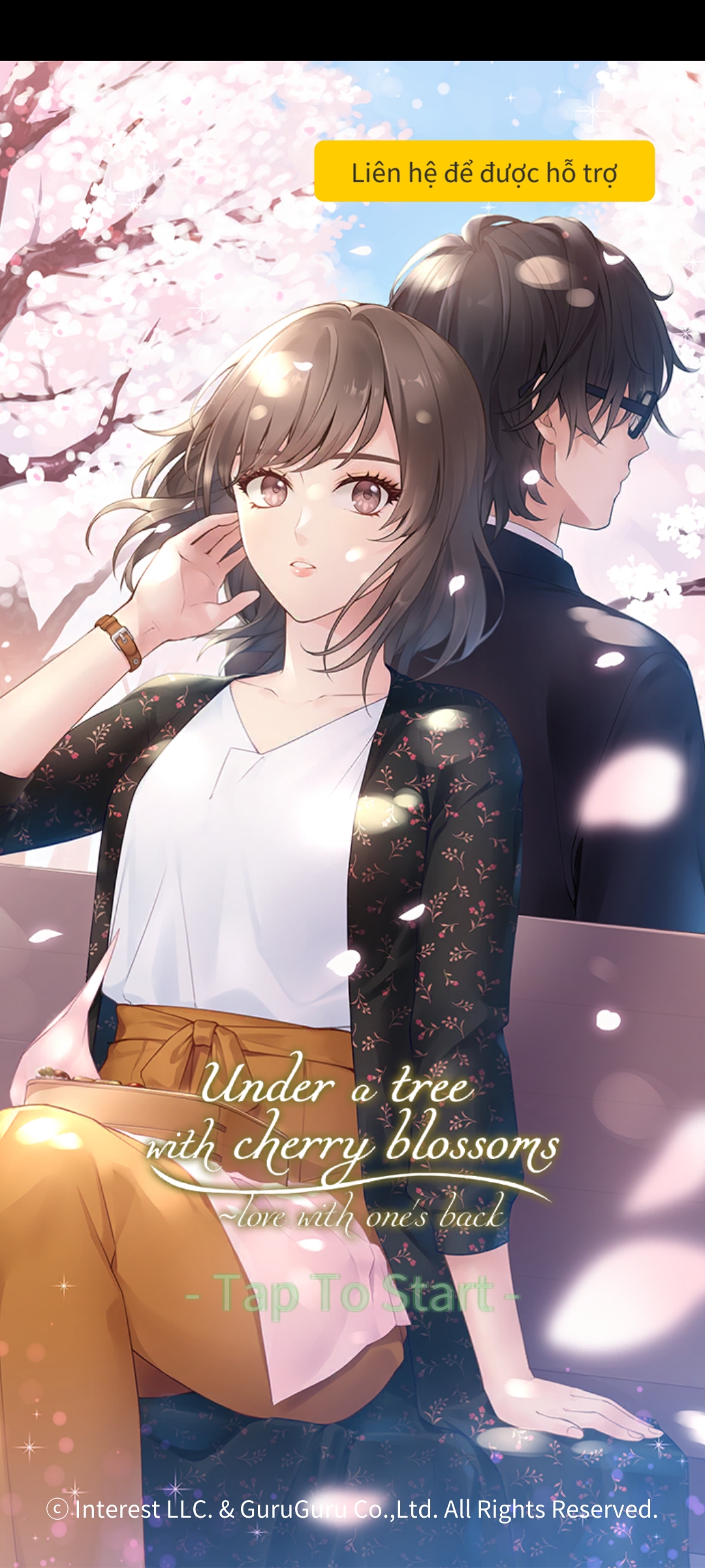 [Game Android] Under the tree Otome Game Tiếng Việt