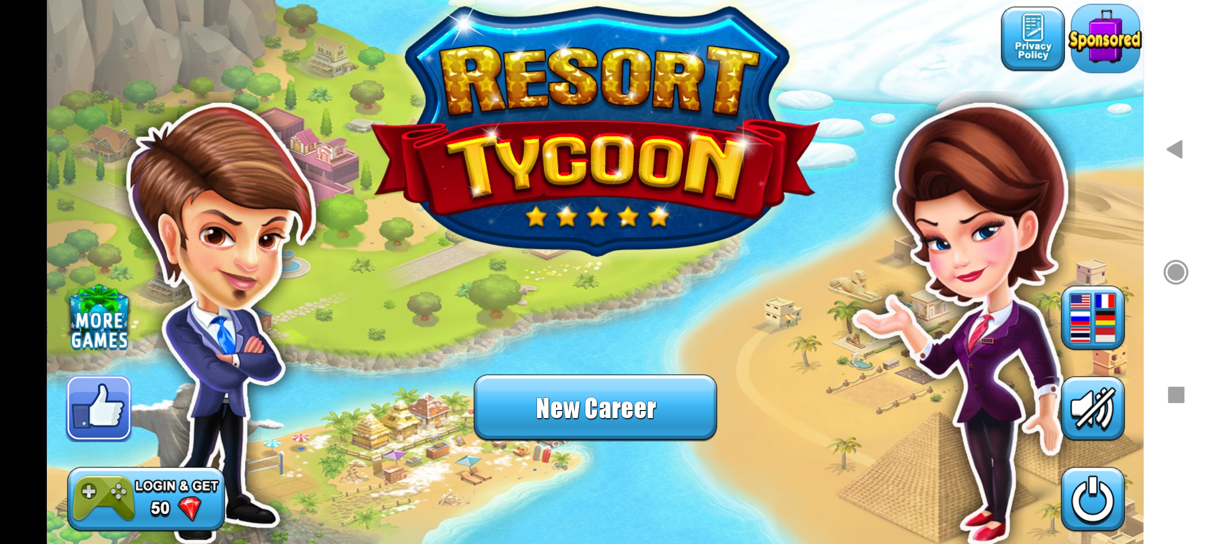 Game Resort Tycoon Hotel Simulation Cho Android