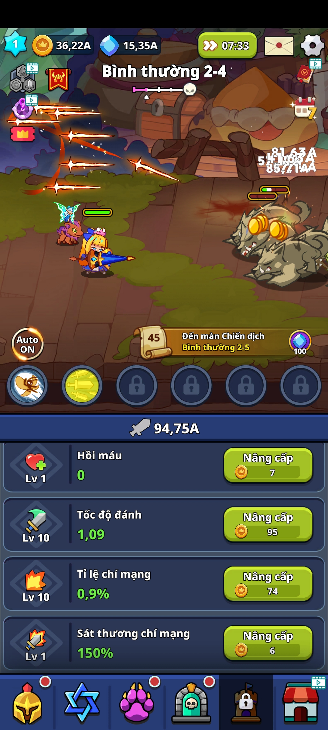 [Game Android] Monster Slayer: Idle RPG Games Tiếng Việt
