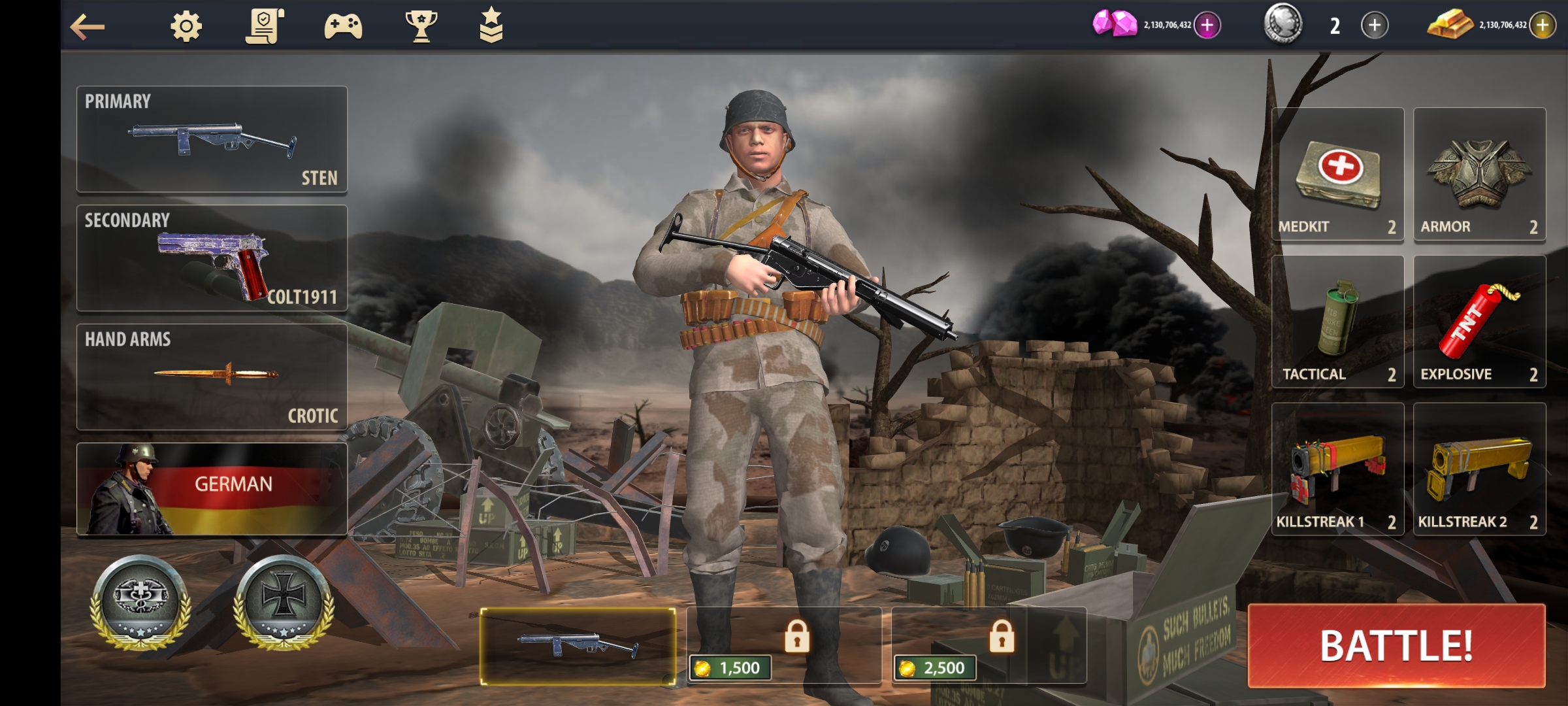 Game World War 2 Reborn Cho Android