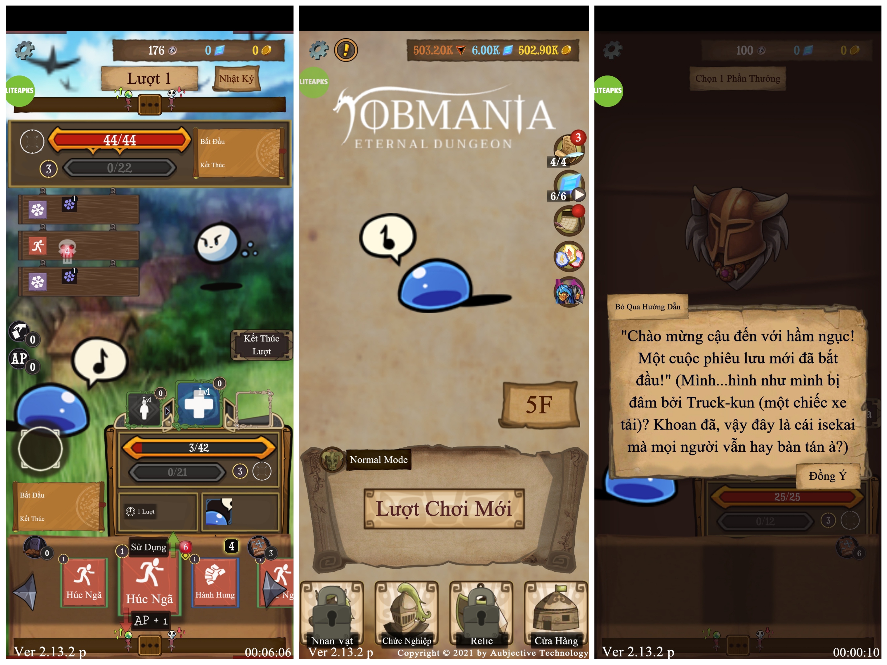[Game Android] Jobmania - Eternal Dungeon Tiếng Việt