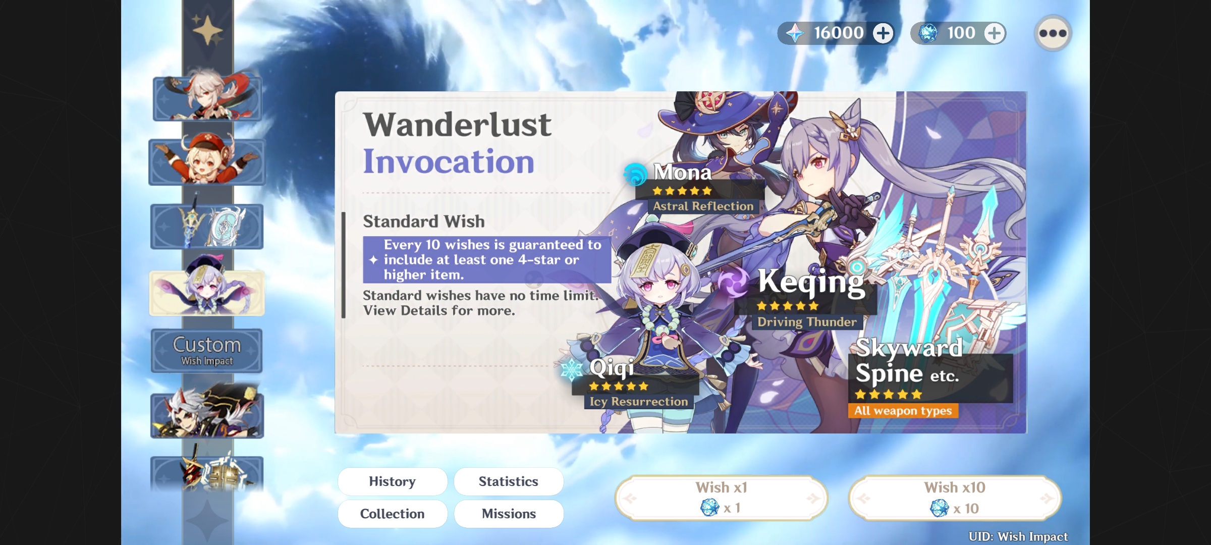 [Game Android] Wish Impact Genshin Wish Sim